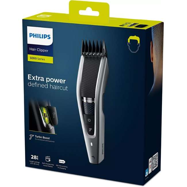 Series 5000 Turbo Boost Washable Cordless Hair Clipper