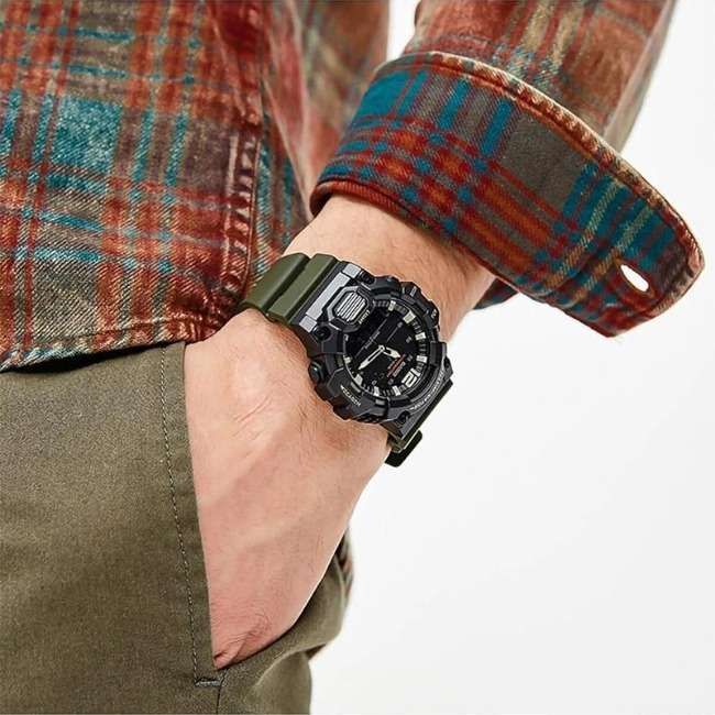 Standard Men's 100m AnaDigi Wrist Watch, HDC-700-3AVDF