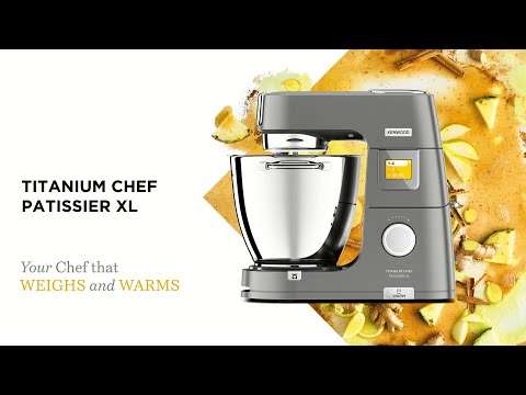 Titanium Chef XL Patissier Stand Mixer, 7L, KWL90.004SI