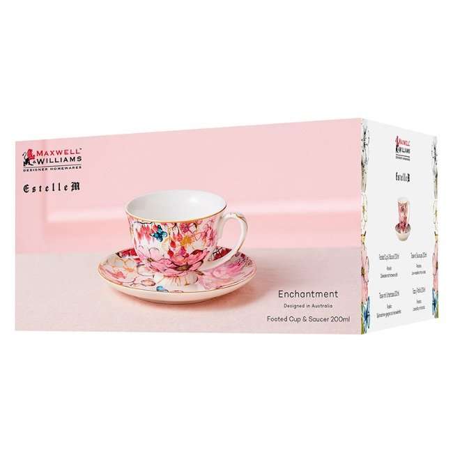 Enchantment Footed Cup And Saucer, 200ml