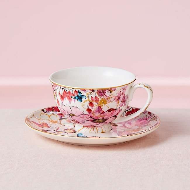 Enchantment Footed Cup And Saucer, 200ml