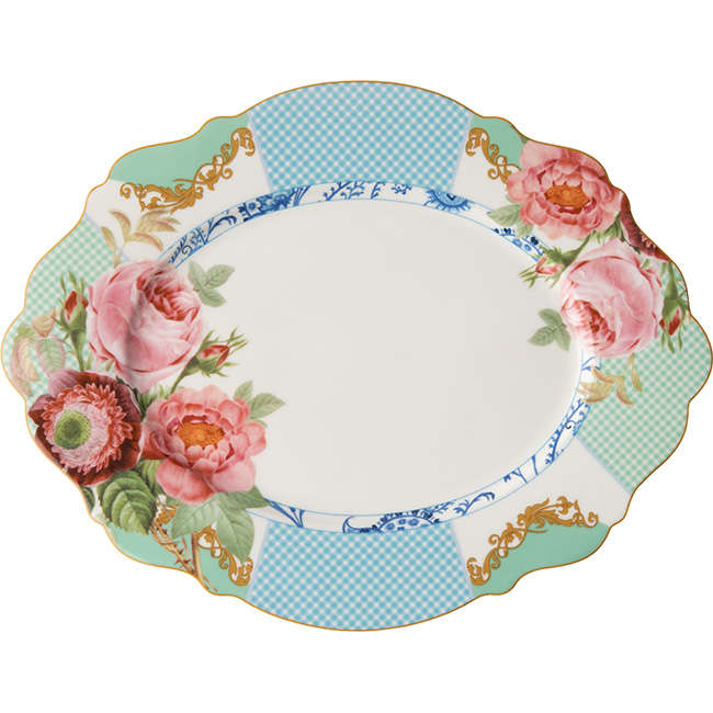Italian Rose Large Oval Platter