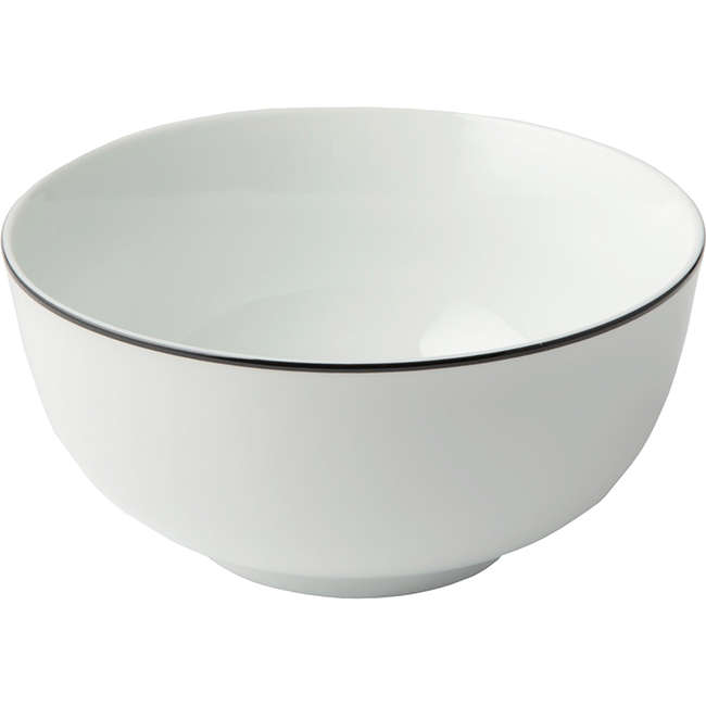 Premium Porcelain Black Line Cereal Bowl