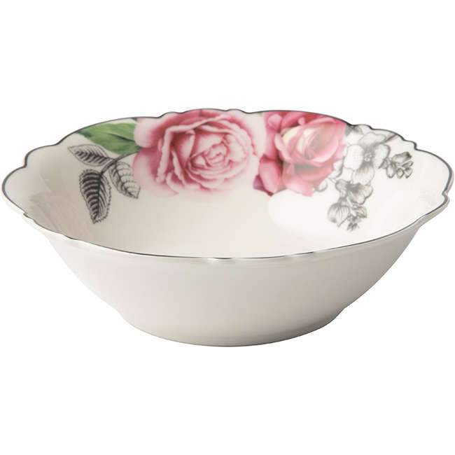 Wavy Rose Cereal Bowl