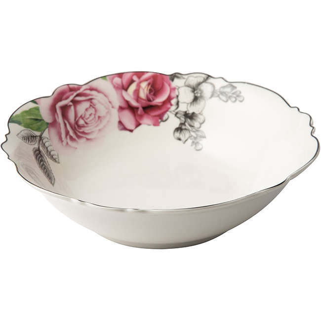 Wavy Rose Salad Bowl