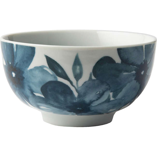 Blue Floral Nibble Bowl, 11cm