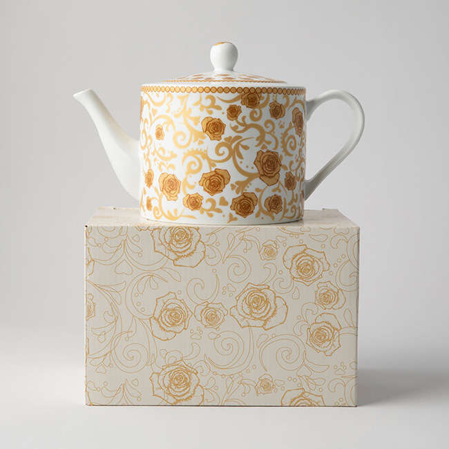 Mica Gold Teapot, 1L