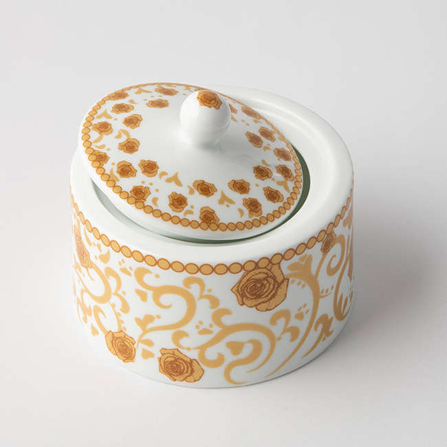 Mica Gold Sugar Bowl