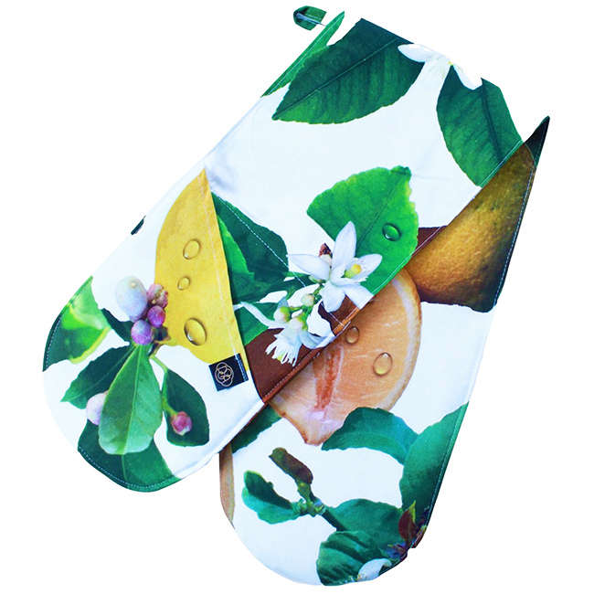 Botanica Lemons Double Oven Glove