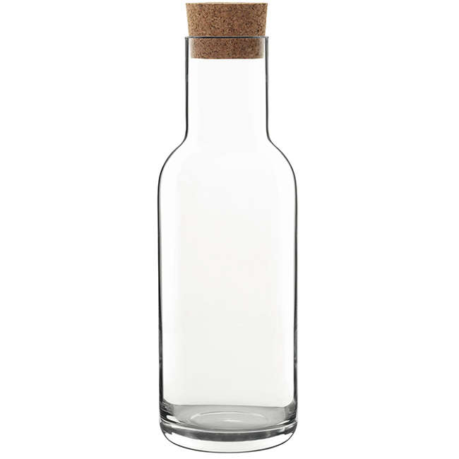 Sublime Carafe With Cork Stopper, 1L