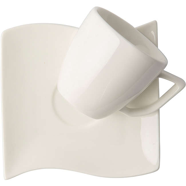 Square Tea Cup & Saucer