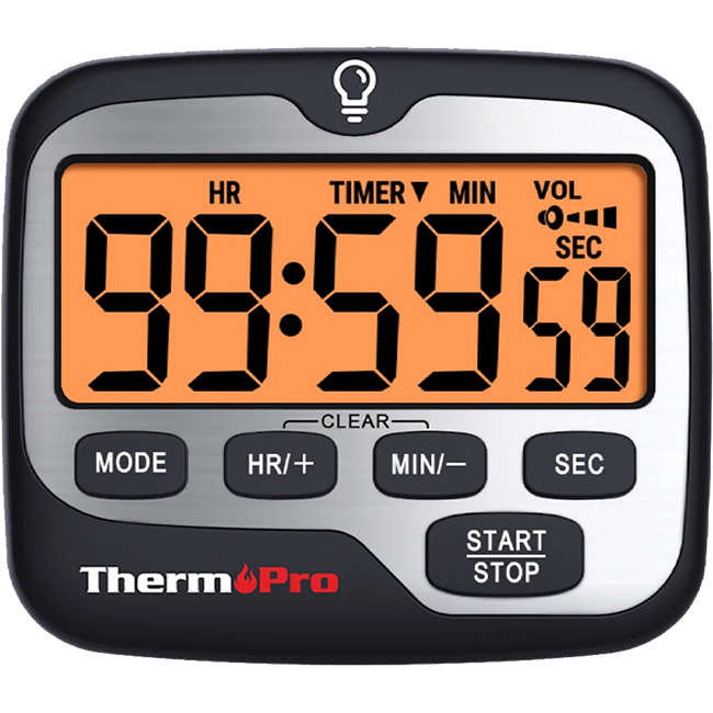 Digital Kitchen Timer With Touchable Backlight & Timer
