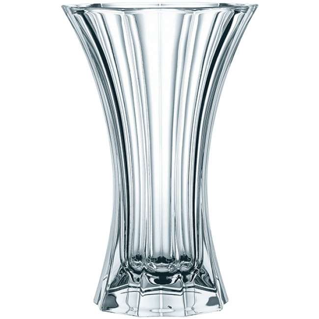Saphir Lead-Free Crystal Vase, 27cm