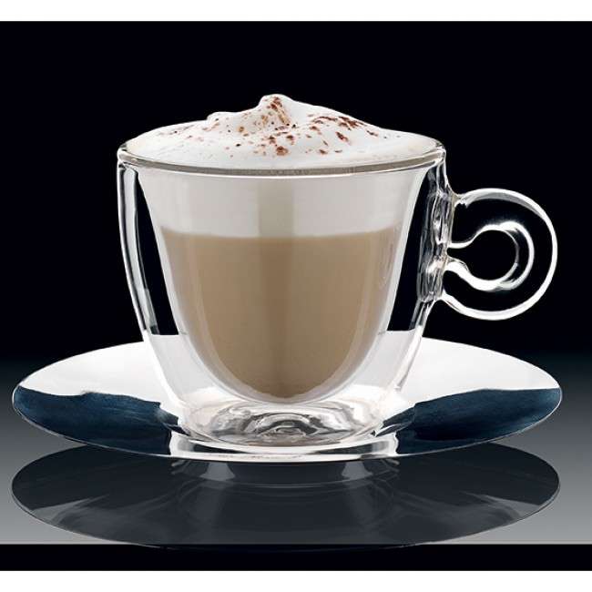 Thermic Cappuccino Cup & Saucer Set, Set of 2