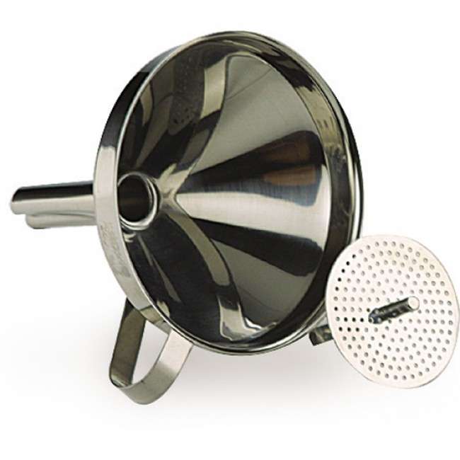 Clasica Stainless Steel Funnel With Strainer