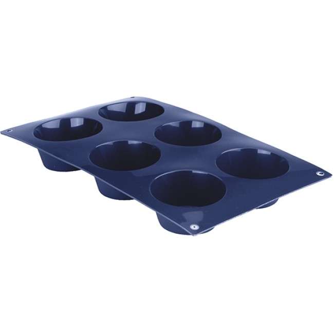 Blueberry Silicone 6 Cup Muffin Pan