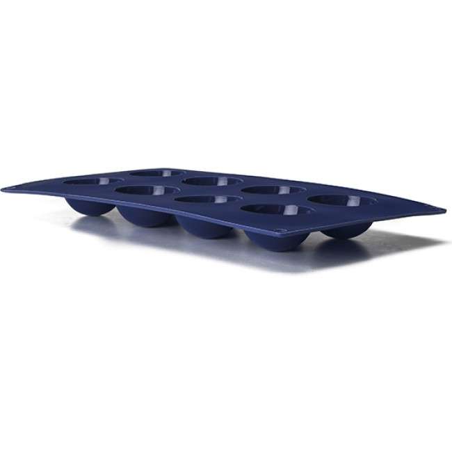 Blueberry 8 Cavity Half Sphere Silicone Pan