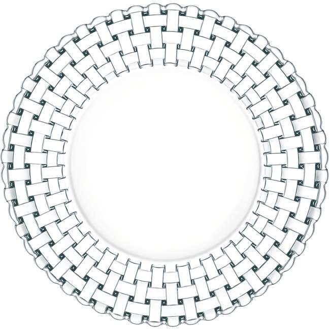 Bossa Nova 32cm Lead-Free Crystal Shallow Bowls, Set Of 2