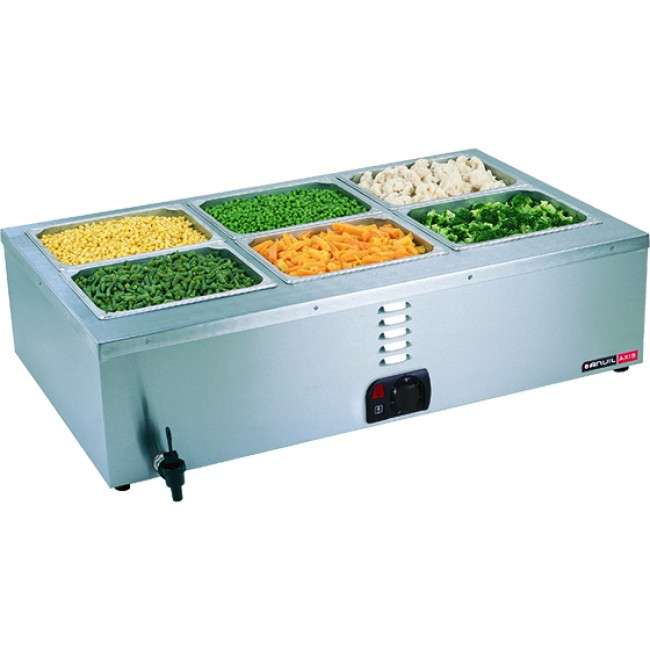 Tabletop Bain Marie, 3 Division