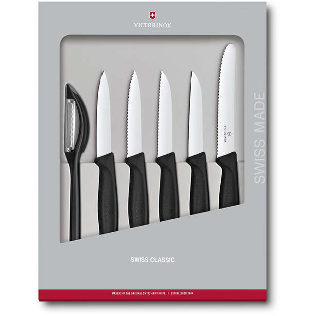 Swiss Classic Paring Knife Set, 6pc