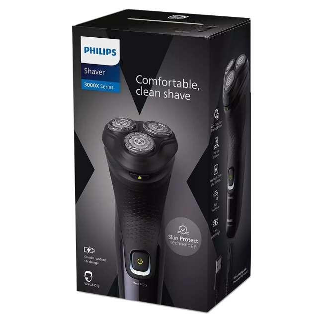 Series 3000X Wet & Dry Cordless Electric Shaver