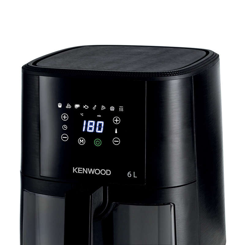 Digital Airfryer with Grill Function and ClearCook Window, 6L