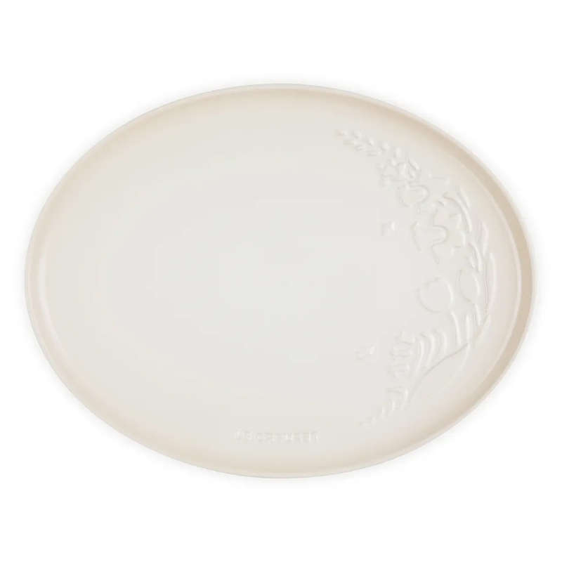 La Collection Jardin Oval Stoneware Serving Platter, 36cm