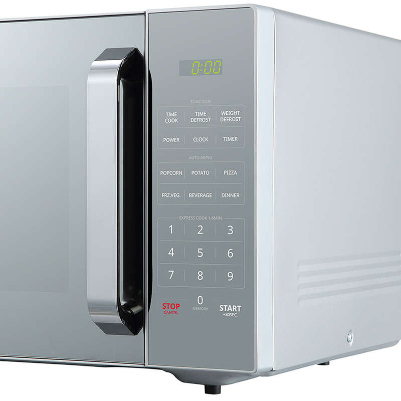 Electronic Silver Mirror Microwave Oven, 45L