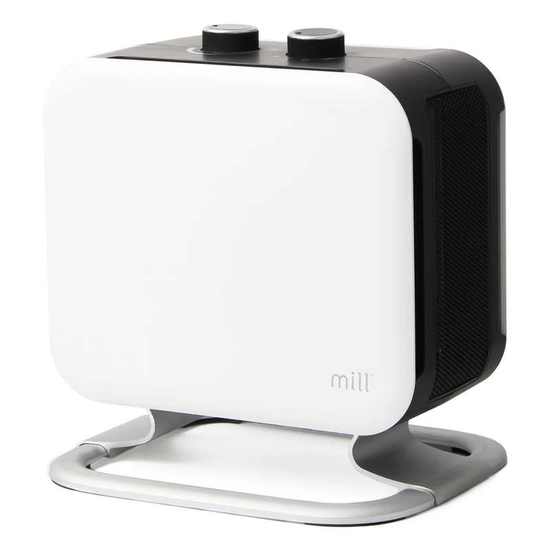 White Compact PTC Fan Heater
