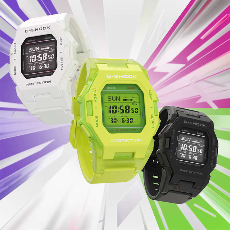 G-Shock 200m Bluetooth Solar Digital Wrist Watch, GD-B500-1DR