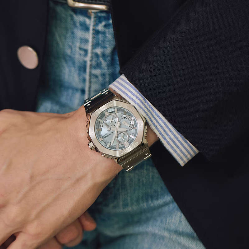 G-Shock Full Metal Solar 200m BT Wrist Watch, GMC-B2100AD-2ADR