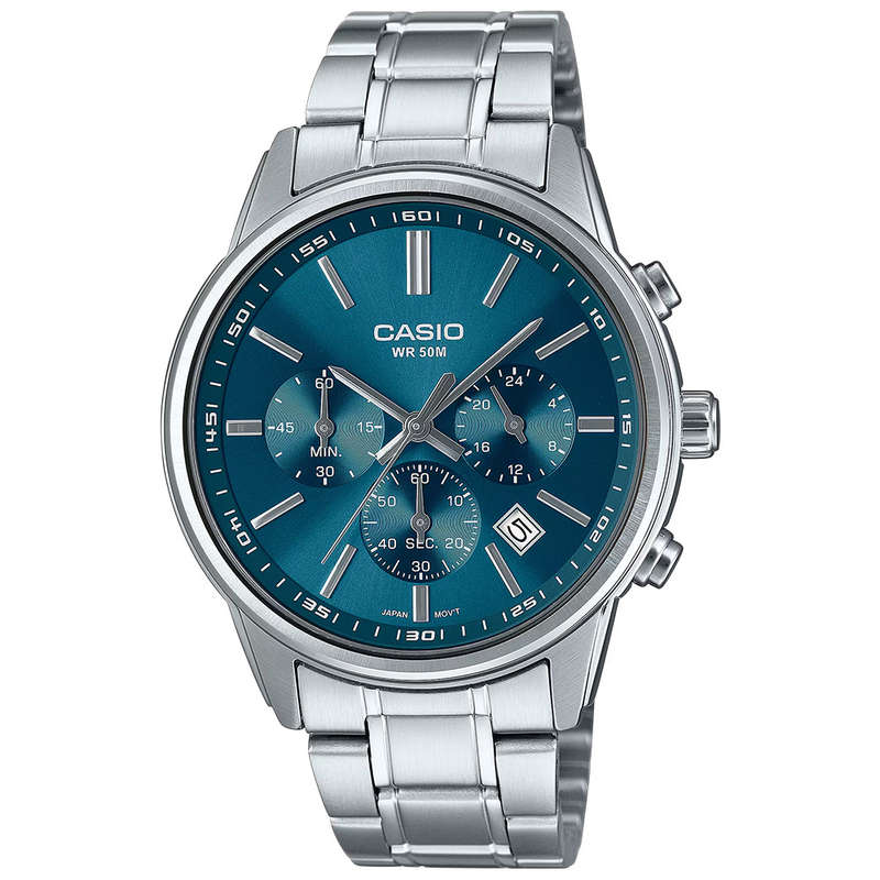 Standard Men's 50m Analogue Wrist Watch, MTP-E515D-2A1VDF