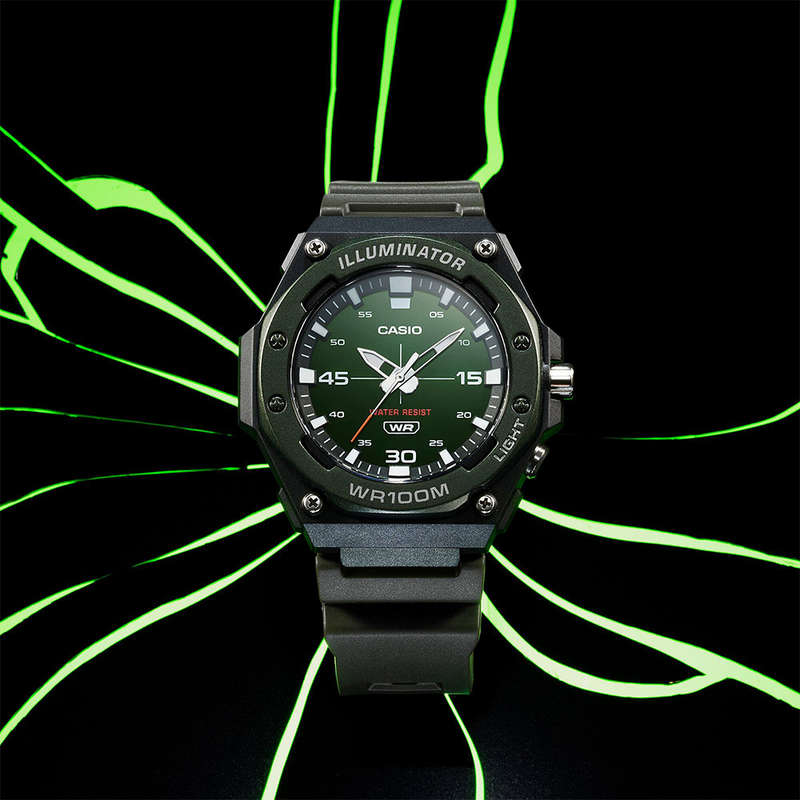 Standard Men's 100m Analogue Wrist Watch, MW-620H-3AVDF