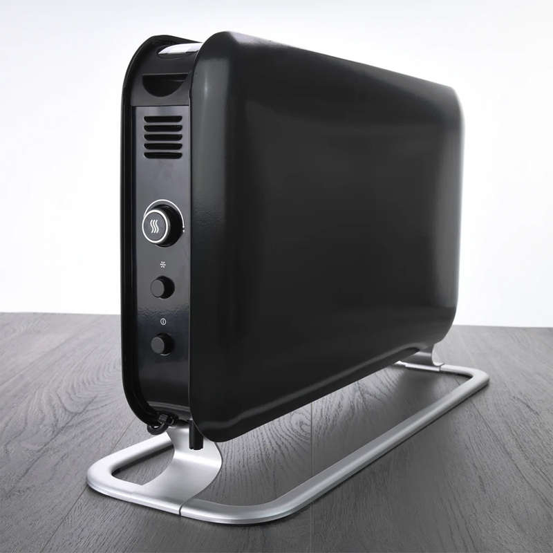 Instant LED Portable Black Electric Heater