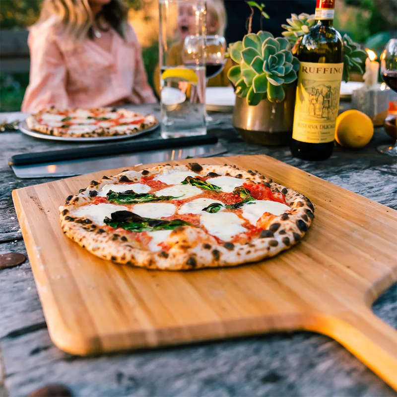 Bamboo Pizza Peel & Serving Board, 30cm