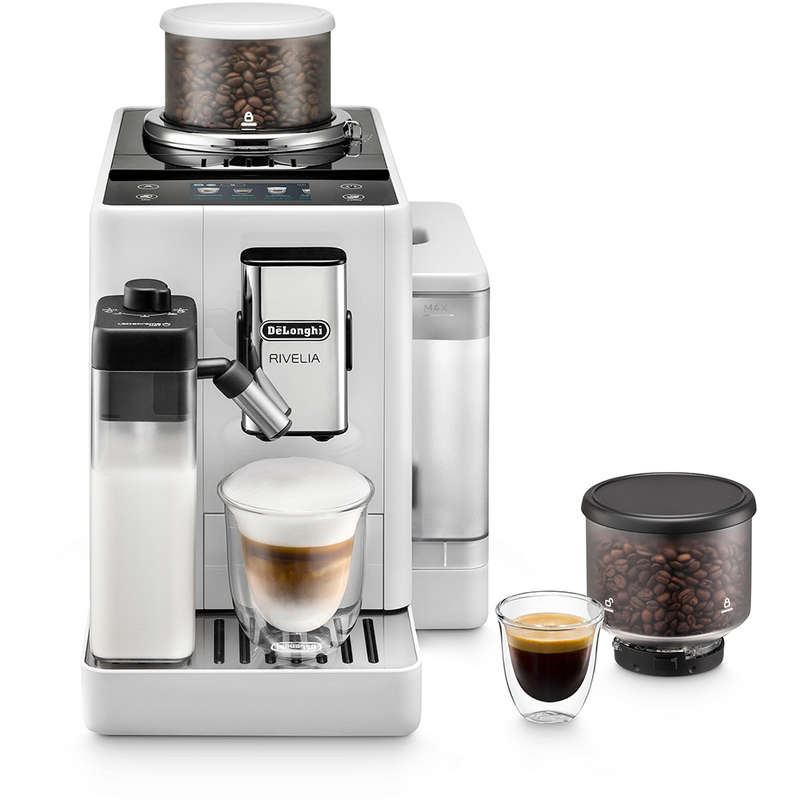 Rivelia Bean To Cup Fully Automatic Arctic White Coffee Machine