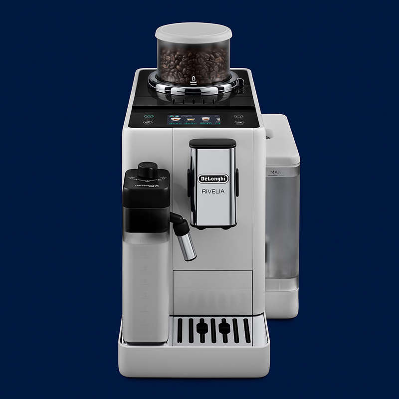 Rivelia Bean To Cup Fully Automatic Arctic White Coffee Machine