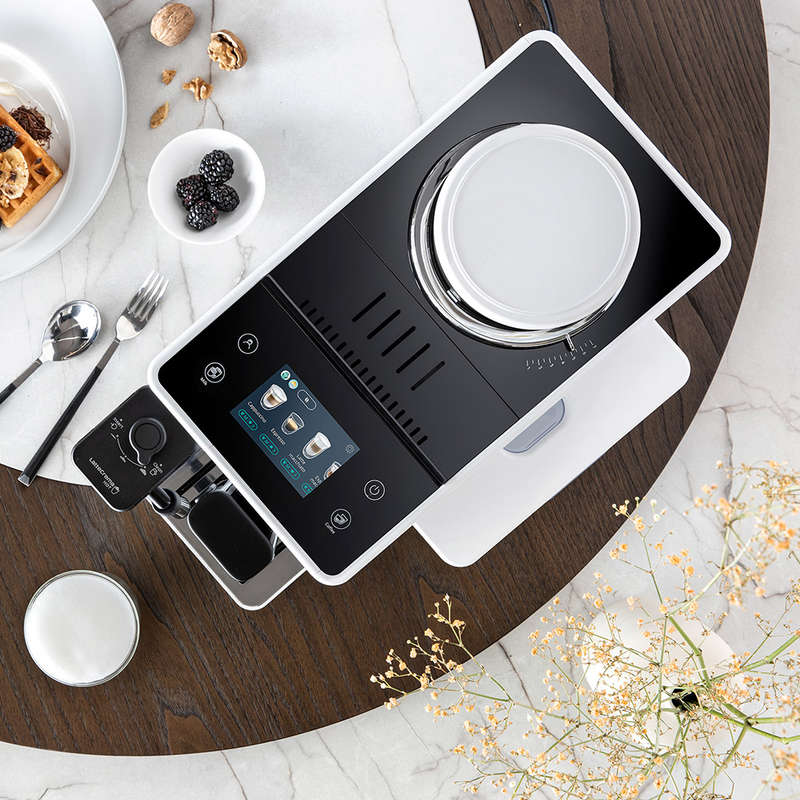 Rivelia Bean To Cup Fully Automatic Arctic White Coffee Machine