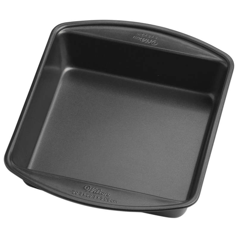 Perfect Results Premium Non-Stick Square Cake Pan, 20cm