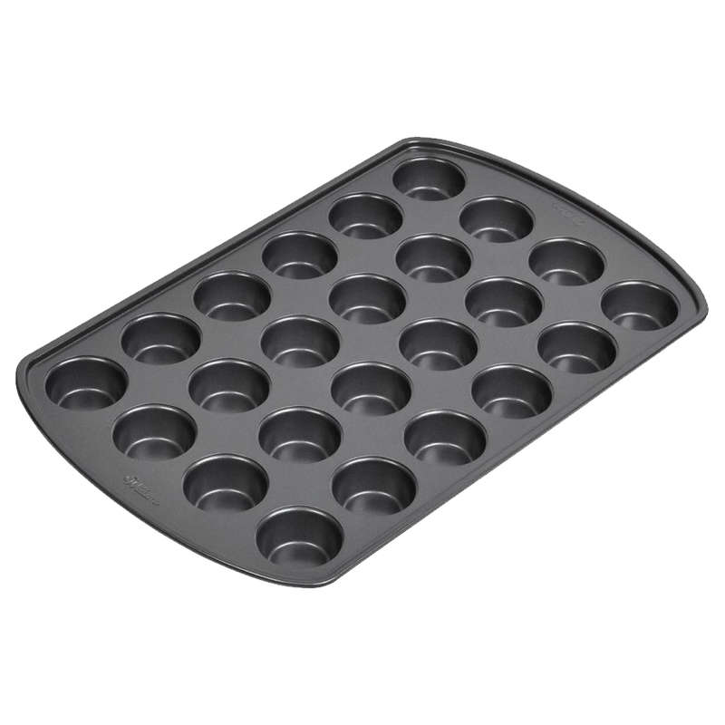 Perfect Results Premium Non-Stick 24 Cup Mini Cupcake Pan