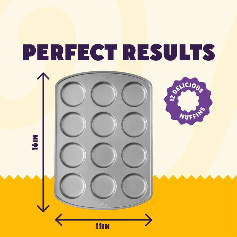 Perfect Results Premium Non-Stick 12 Cup Muffin Top Pan