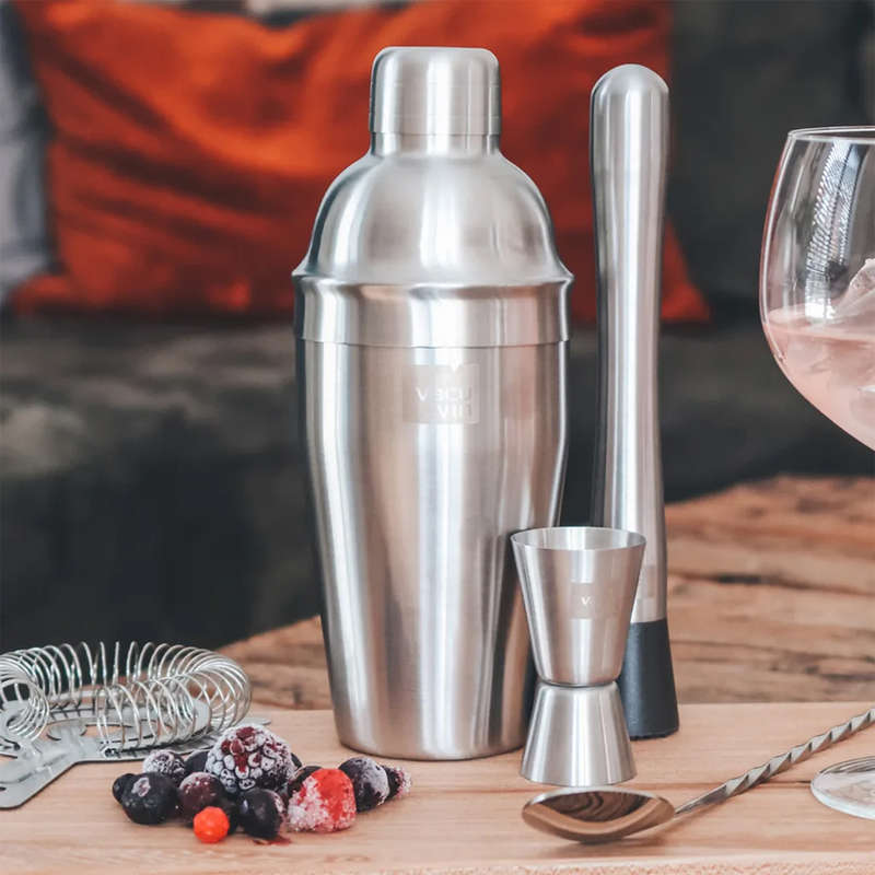 Stainless Steel Cocktail Shaker, 550ml
