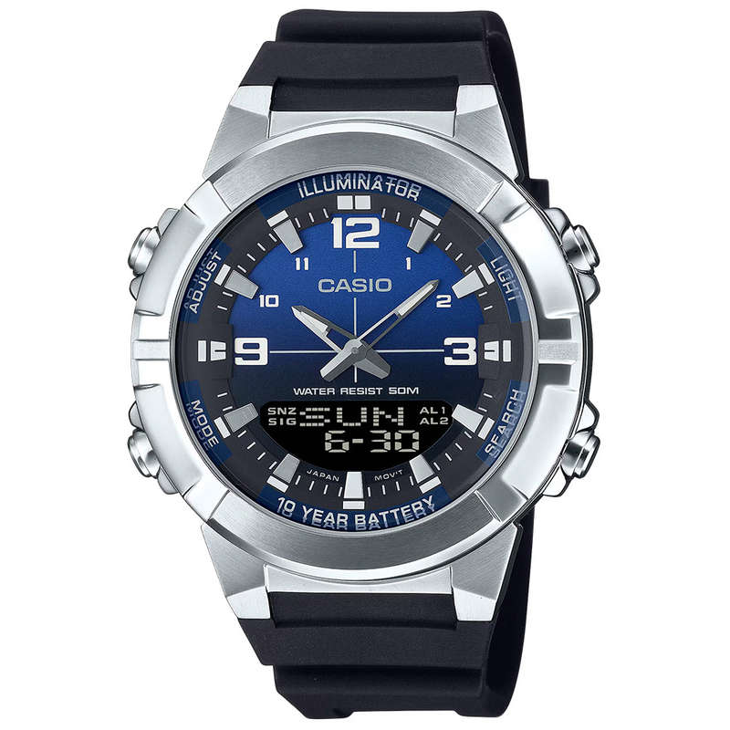 Standard Men's 50m World Time AnaDigi Wrist Watch, AMW-870A