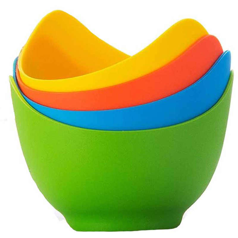 Silicone Egg Poachers, Set Of 4
