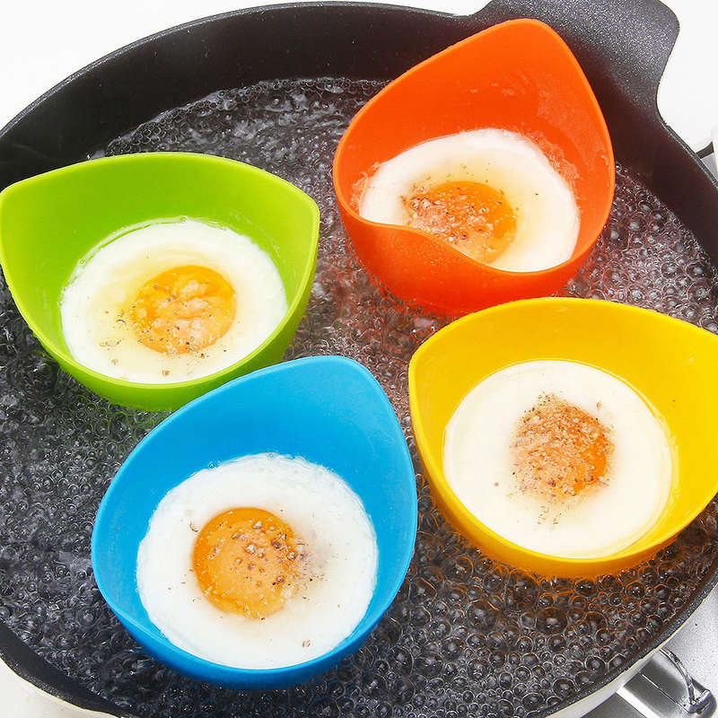Silicone Egg Poachers, Set Of 4