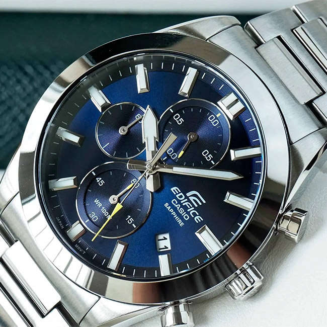 Edifice Men's 100m Chronograph Wrist Watch, EFB-710D-2AVUDF