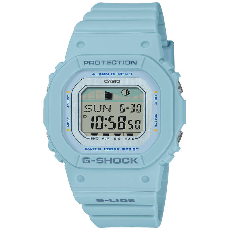 G-Shock G-Lide Women's 200m Digital Tide Graph Wrist Watch, GLX-S5600