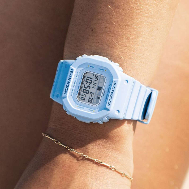 G-Shock G-Lide Women's 200m Digital Tide Graph Wrist Watch, GLX-S5600