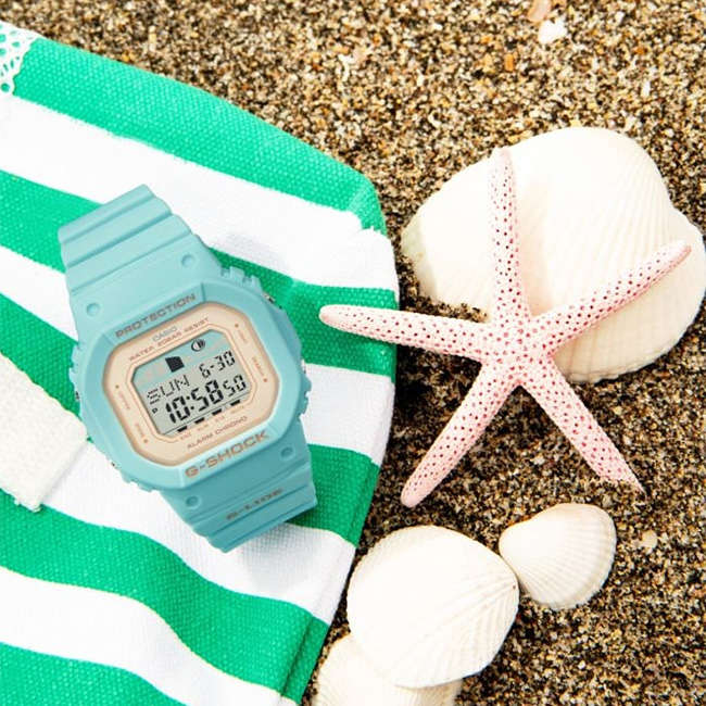 G-Shock G-Lide Women's 200m Digital Tide Graph Wrist Watch, GLX-S5600