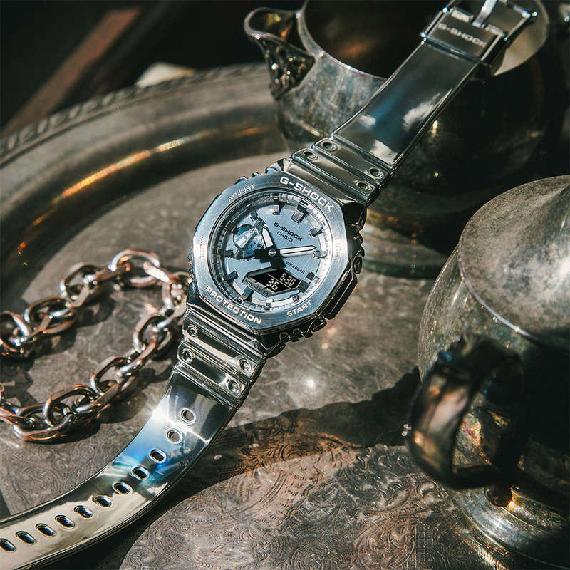 G-Shock G-Steel 200m AnaDigi Watch, GM-2100YM-8ADR